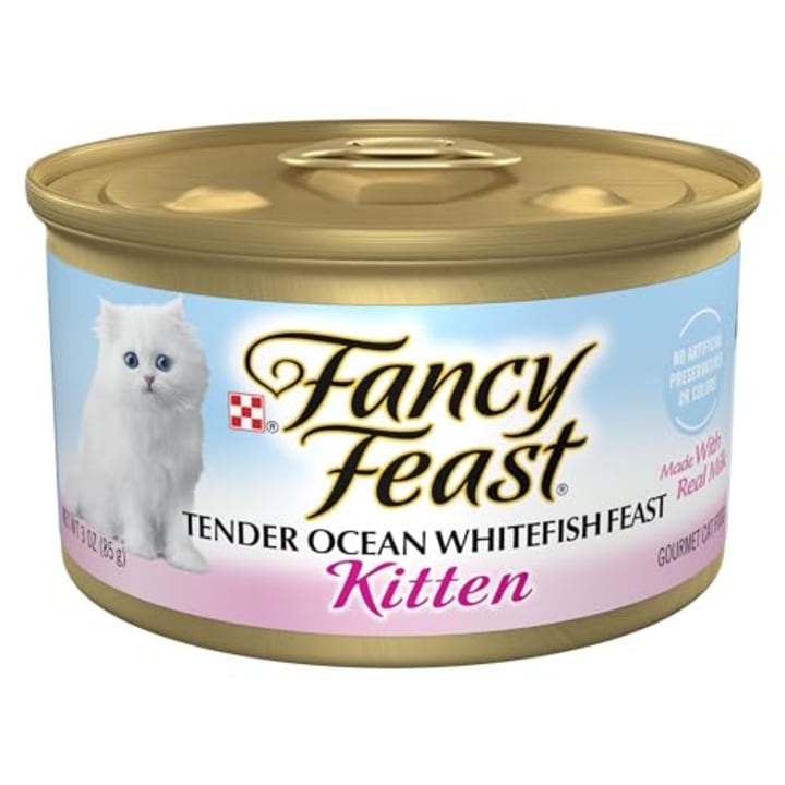 Fancy Feast Kitten Tender Ocean Whitefish Feast Canned Cat Food