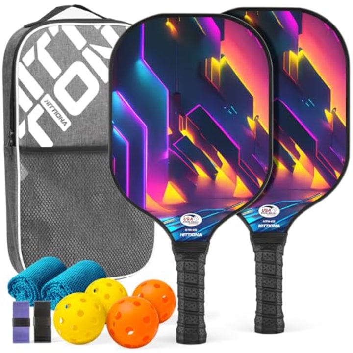 Pickleball Paddles Set (Set of 2 Paddles)