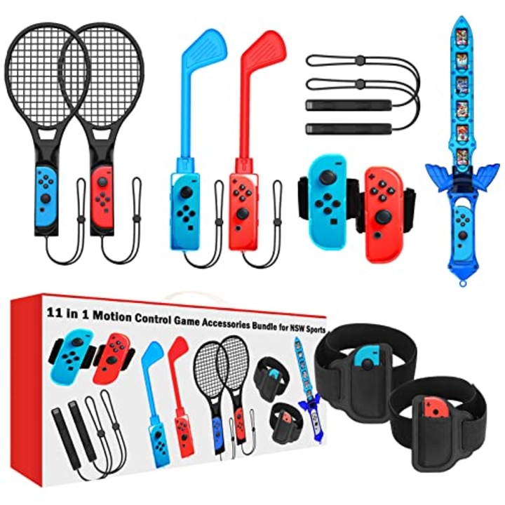 CODOGOY 11 in 1 Switch Sports Accessories Bundle