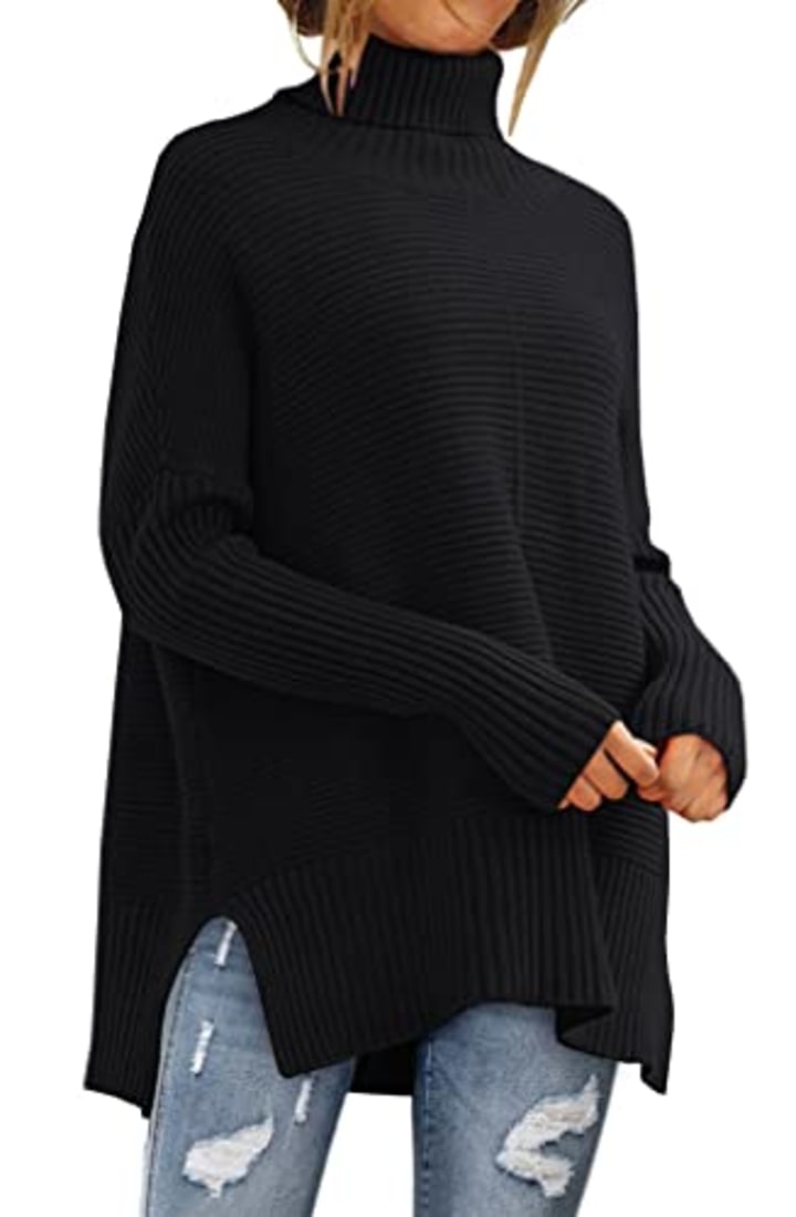 Oversized Turtleneck Sweater