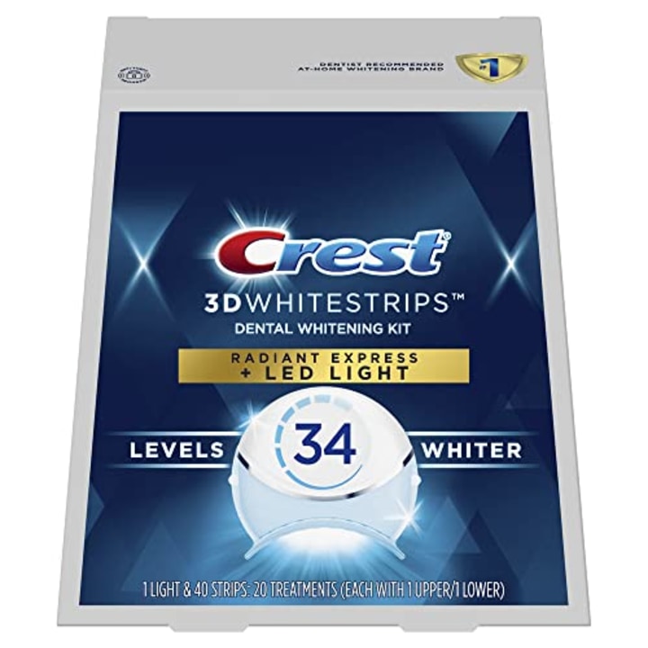 Crest 3D Whitestrips With Led Accelerator Light