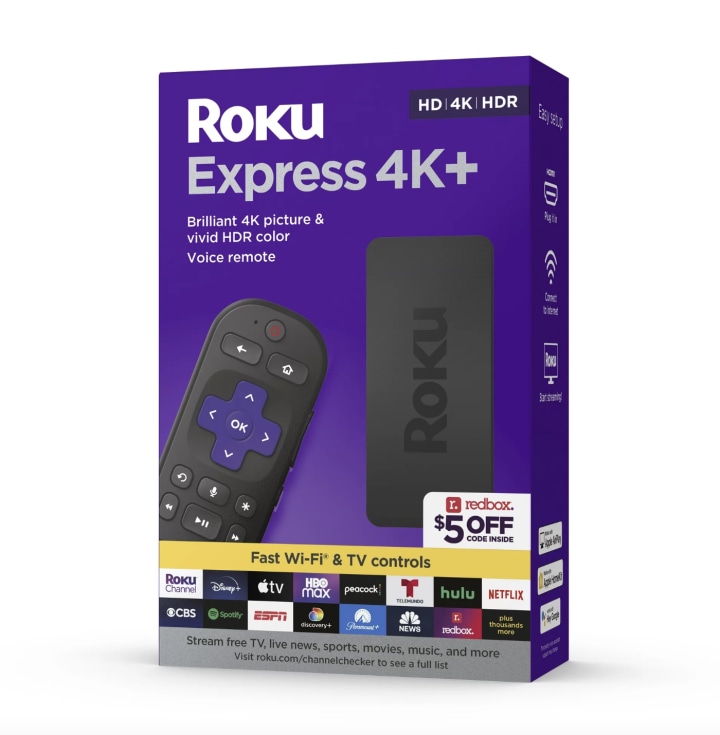 Roku Express 4K+ Streaming Device 