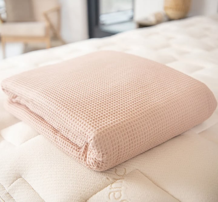 Naturepedic Organic Cotton Waffle Blanket