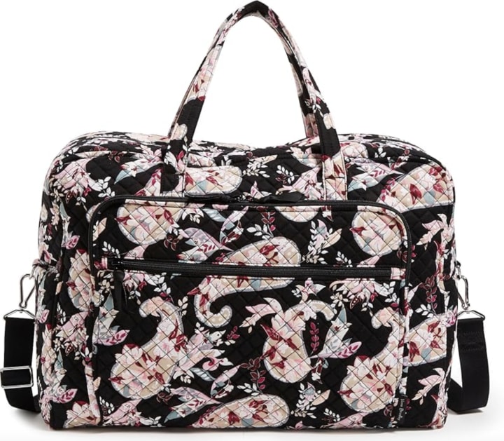 Vera Bradley Cotton Grand Weekender Travel Bag