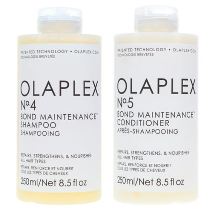 Shampoo and conditioner for maintenance Olaplex No.4