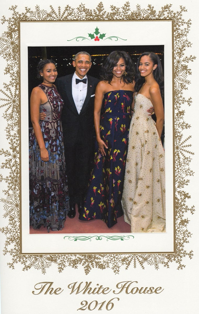 The Obamas send their final White House Christmas card