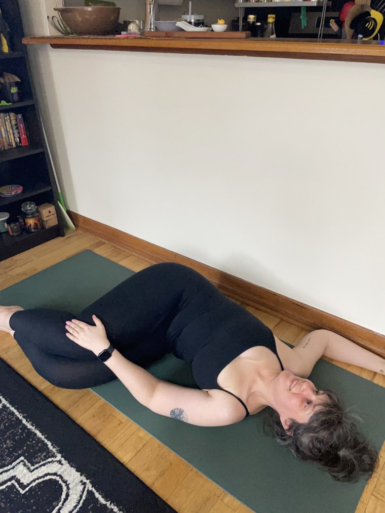 Supine Spinal Twist (2 Minutes Each Side)