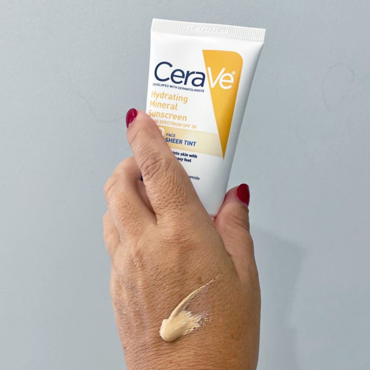 Offers SPF 30 protection with a sheer tint for minimal makeup days. CeraVe tinted mineral sunscreen for vacation evenings in Marathon Florida. FloridaKeysVillas.com