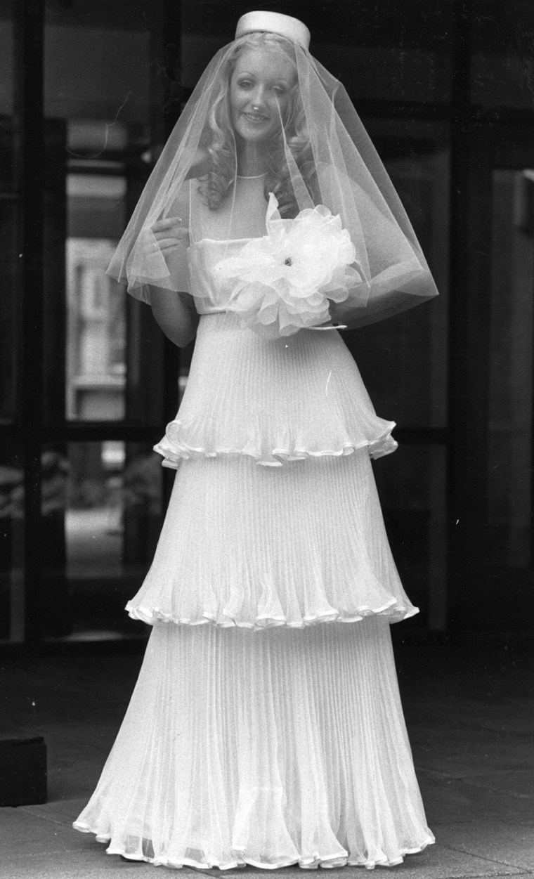 Свадебные платья 1970
