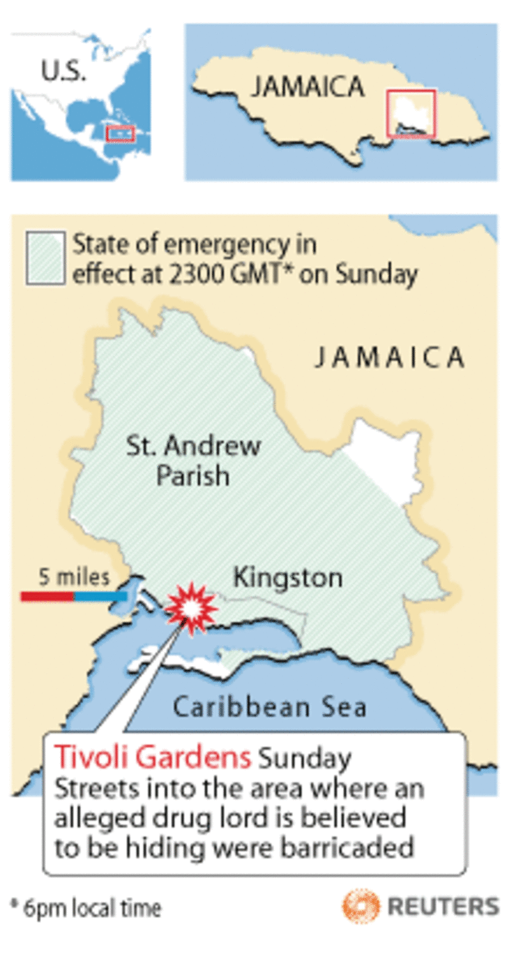 Jamaica Target of raid may have fled country