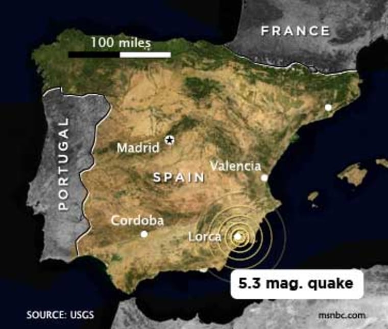 Strong earthquakes rattle Spain; at least 10 dead