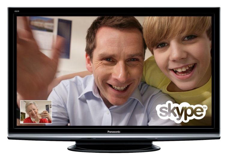 Image: Skype on Panasonic TV