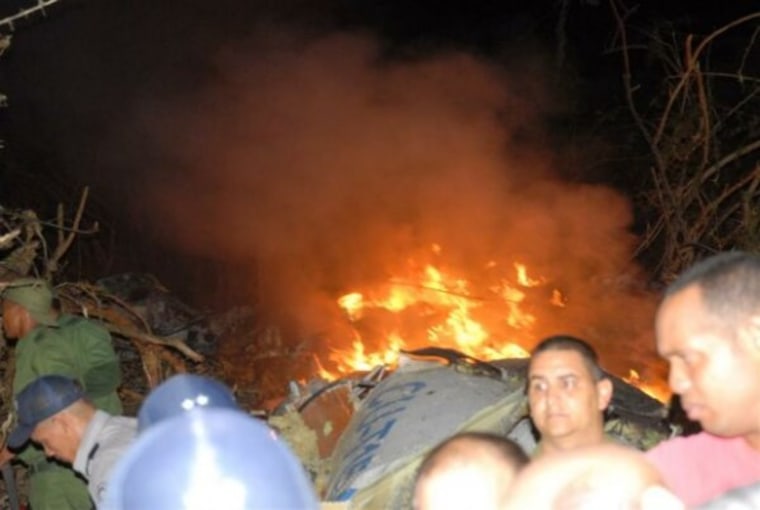 Image: Cuba plane crash site