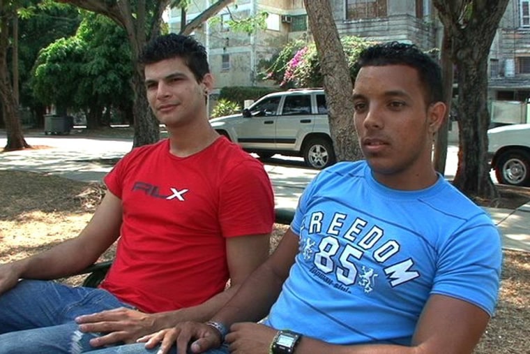 Image: Adrian Chacon, left, and Alejandro Ortega