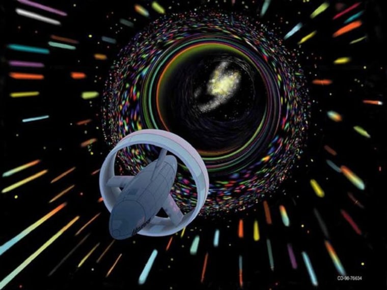 A spaceship capable of flying to other star systems might have to rely on out-of-this-world breakthroughs in propulsion physics, such as a "warp drive" approach.