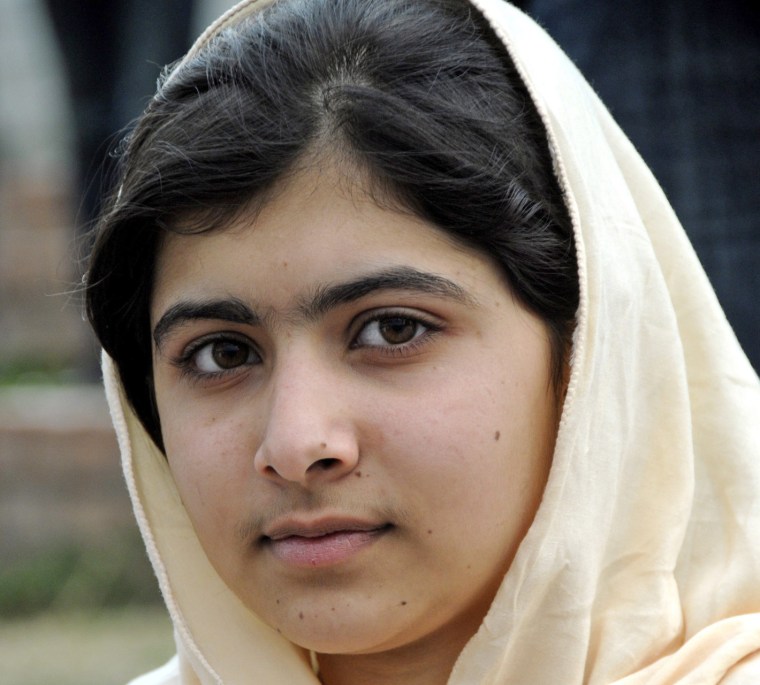 Image: Malala Yousafzai in March 2012