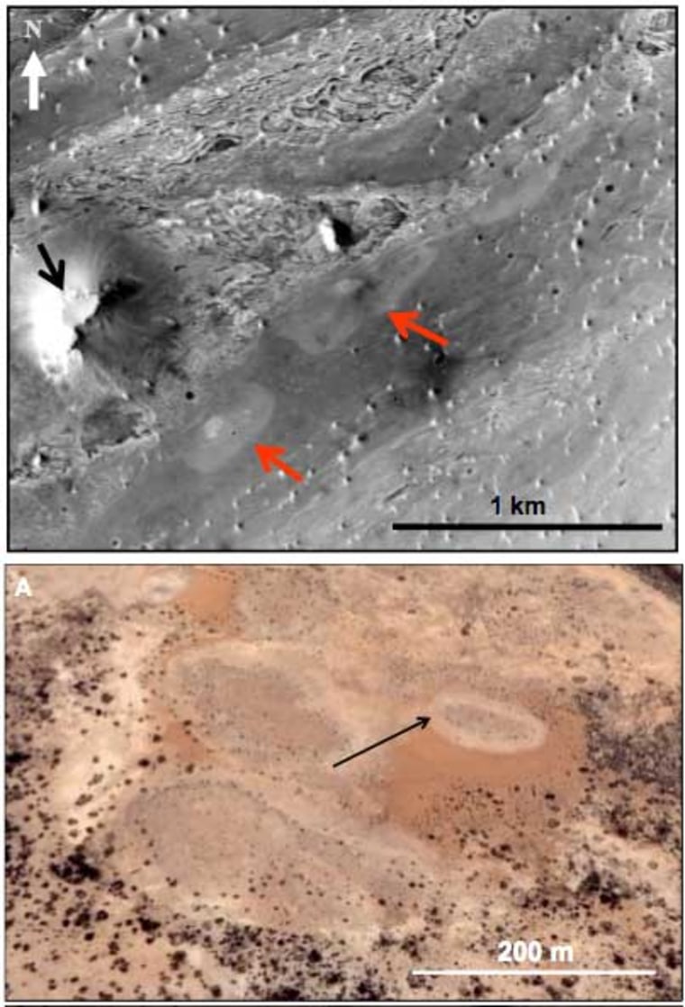 Details emerge on possible Mars hot springs