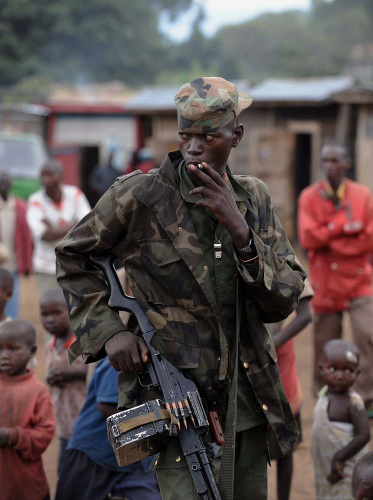 Hungry Congo refugees get soap, no food