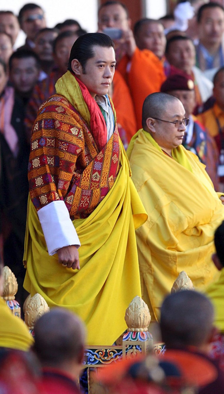 Image: Bhutan's fifth king Jigme Khesar Namgyel Wangchuck