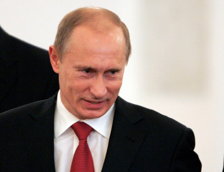 Image: Russia's Prime minister Vladimir Putin