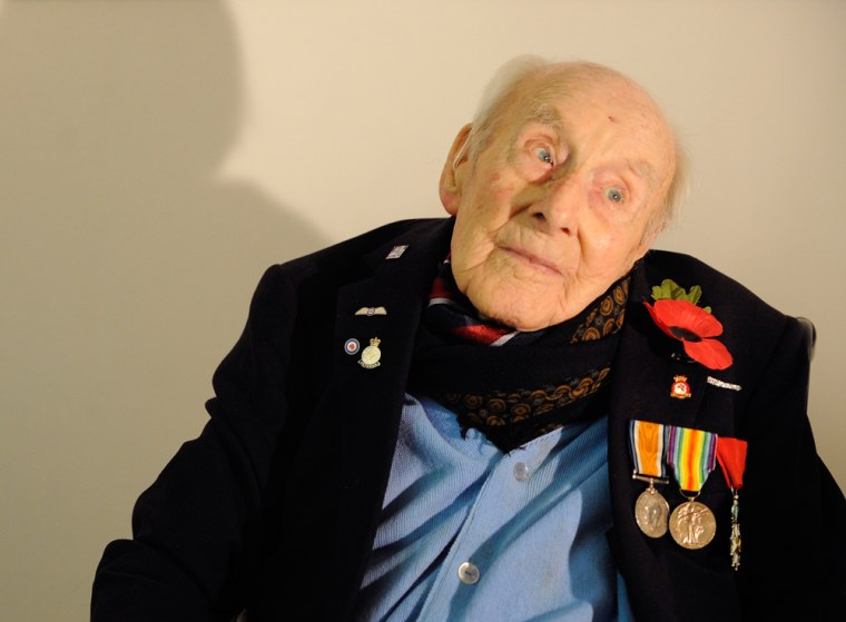 Image: Britain's oldest war veteran Henry Allingham