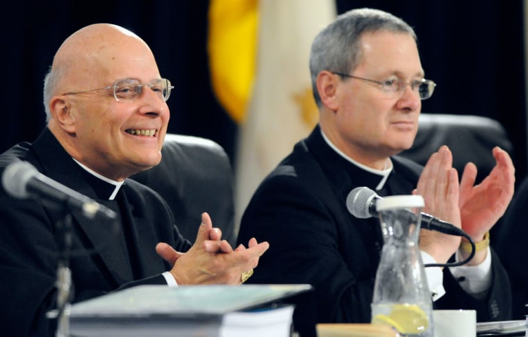 Image: Catholic Bishops Francis E. George, David J. Malloy