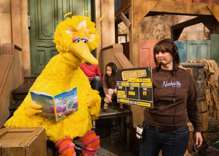 Image: Big Bird on Sesame Street