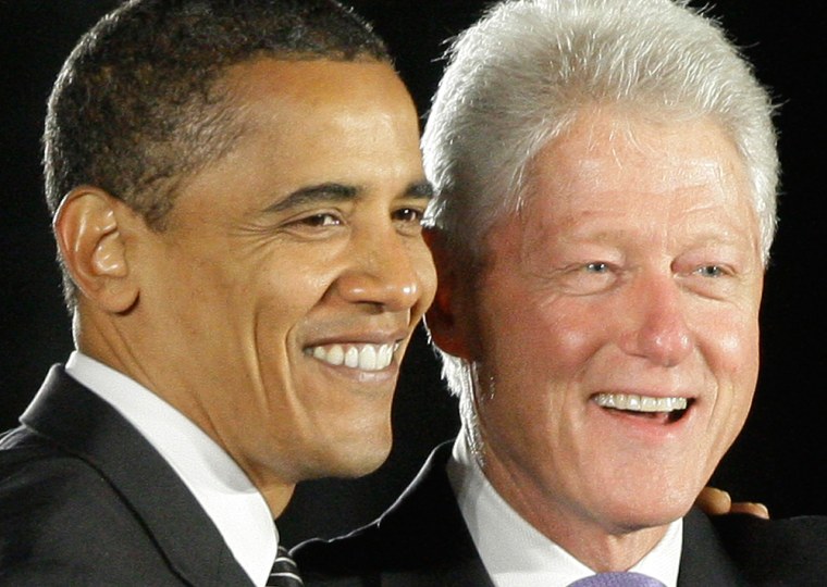 Image: Barack Obama, Bill Clinton