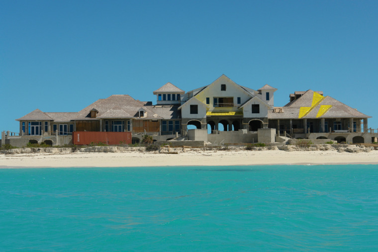 Image: Ritz-Carlton Molasses Resort on the small undeveloped island of West Caicos