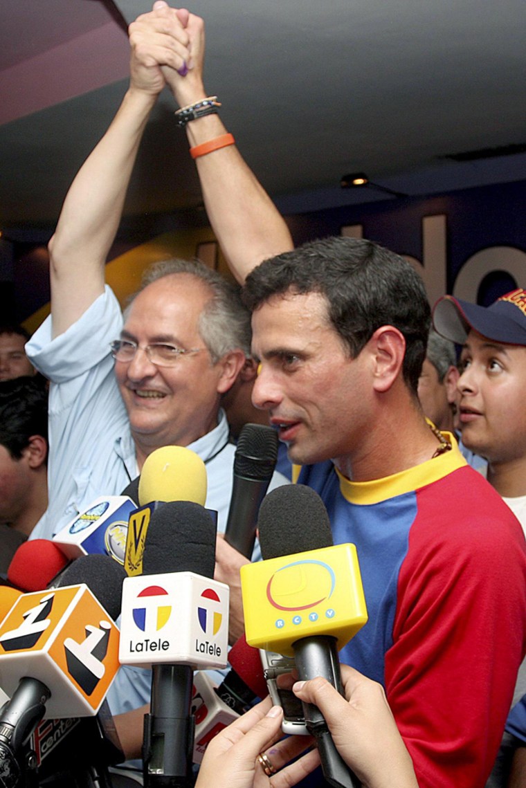 Image: Venezuelan opposition candidates