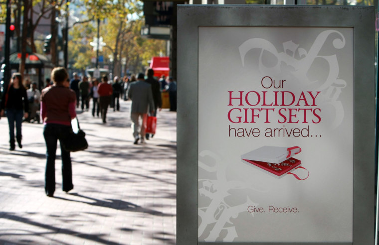 Image: Ad displaying holiday sale in San Francisco
