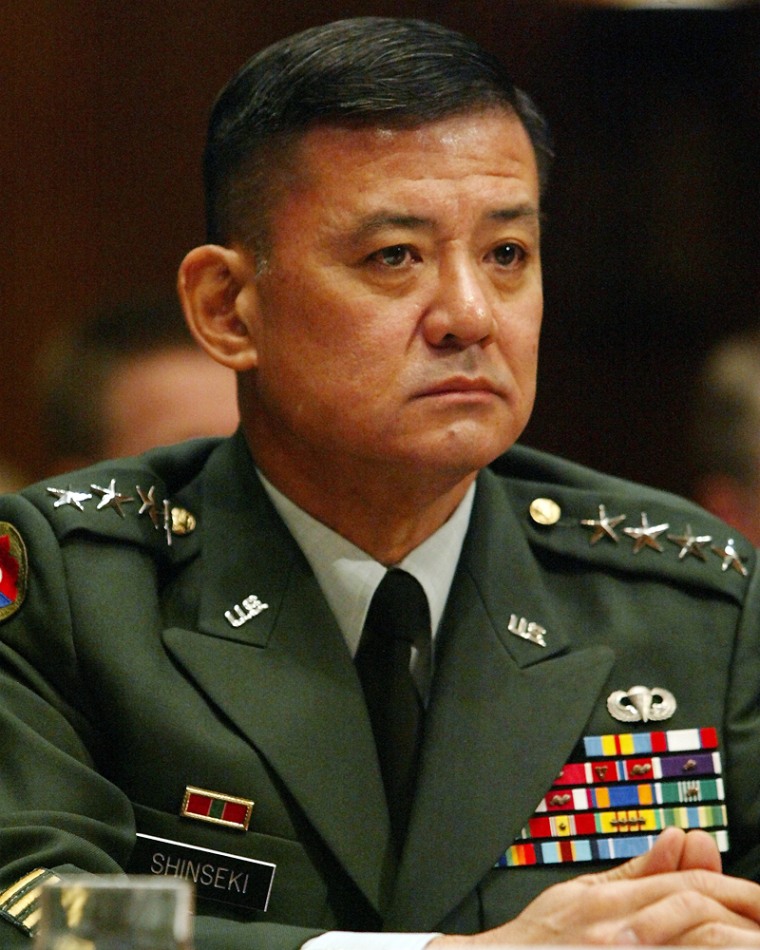 Gen. Eric K. Shinseki
