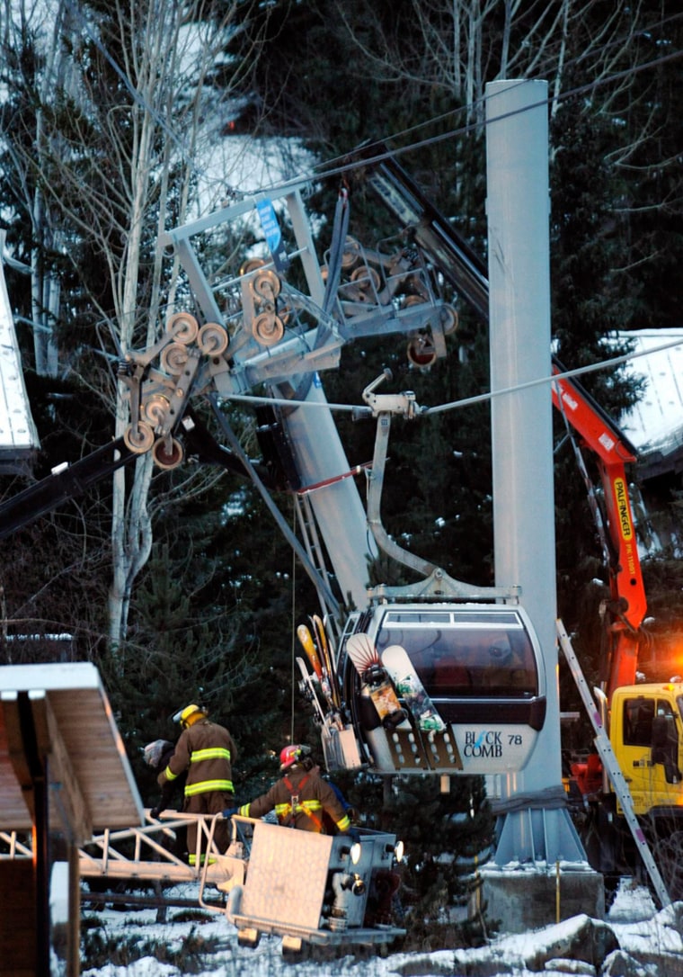 Gondola tower collapses at Whistler