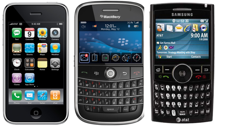 Image: iPhone, BlackBerry and BlackJack II