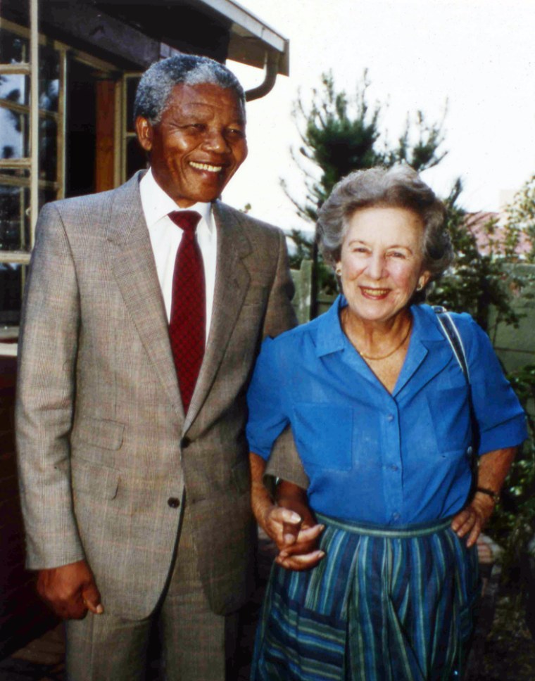 Image: Helen Suzman, Nelson Mandela