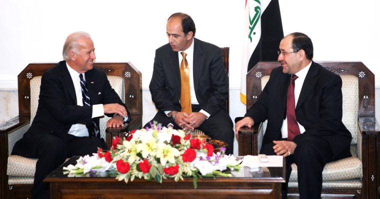 Image: Joe Biden, Nuri al-Maliki