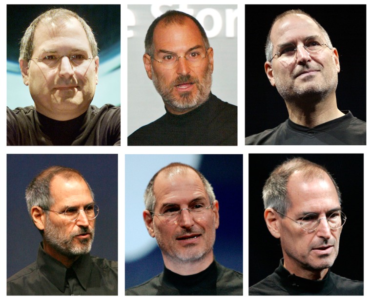 Image: Combination file photos of Apple Inc CEO Steve Jobs