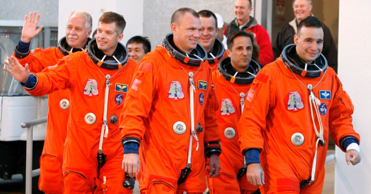 Image:  Space Shuttle Discovery Crew
