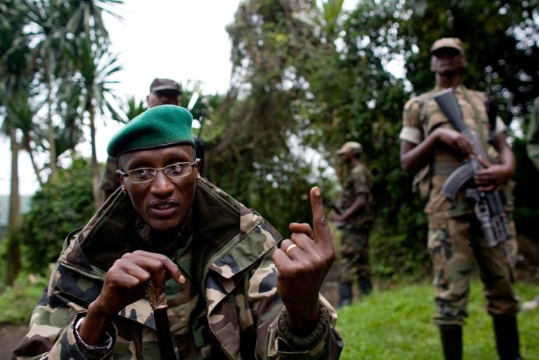 Image: Tutsi rebel leader LaurentNkunda