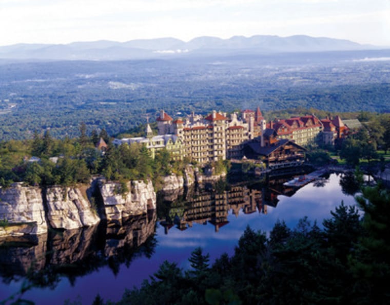 Mohonk Mountain House in summer.