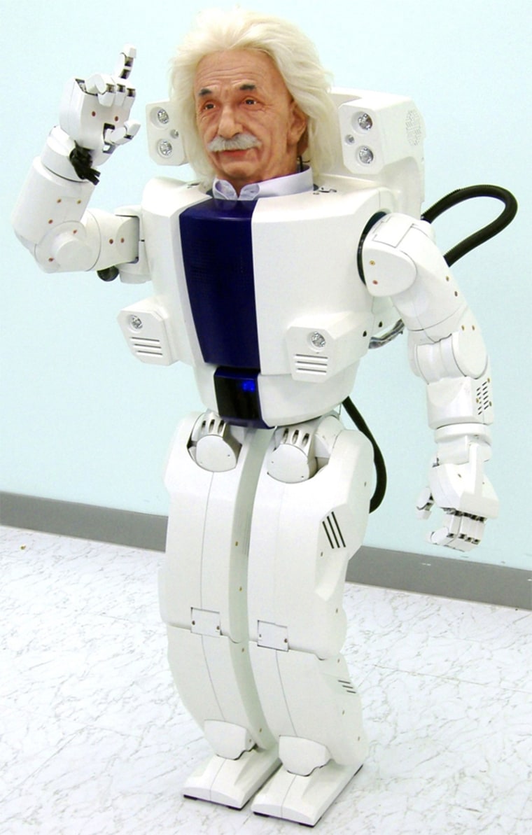 Image: Albert Einstein robot