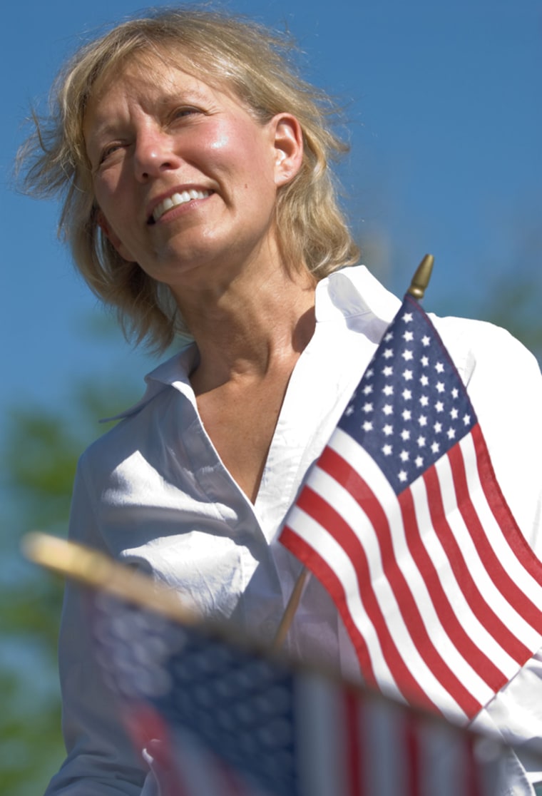 (FILES) Beverly Eckert looks at the future site of a 9-11 memorial in Heritage Park in Slidell, Louisiana on April 7, 2008. Eckert, whose husband Sean Rooney was killed in the 9/11 attacks on the World Trade Center in New York, was among the victims of the February 12, 2009, plane crash in Clarence Center, New York, near Buffalo. Continental Flight 3407 with 49 people on board crashes during landing. All passengers and Crew and one person on the ground were killed. Eckert had been one her way for a ceremony to mark her husband's 58th birthday at the Buffalo high school where they fell in love as teenage sweethearts.   AFP PHOTOS/Matthew HINTON/FILES (Photo credit should read Matthew HINTON/AFP/Getty Images)