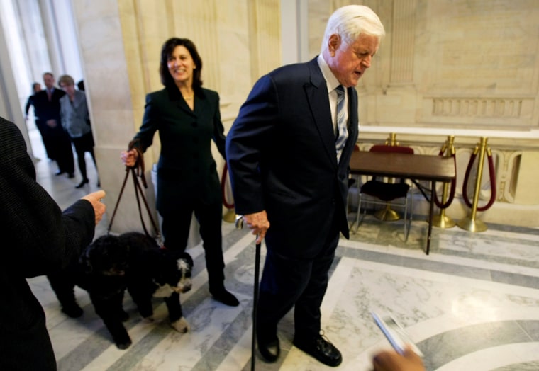 Sen. Ted Kennedy Returns To Capitol Hill For Short Session