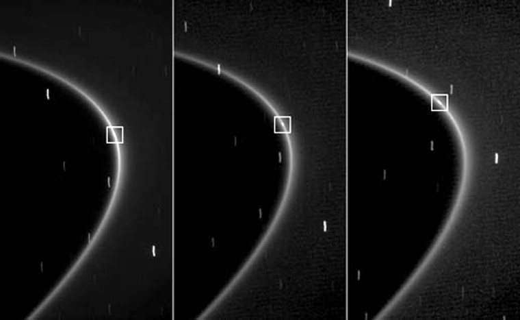 Image: Saturn's tiny moonlet within G Ring Arc