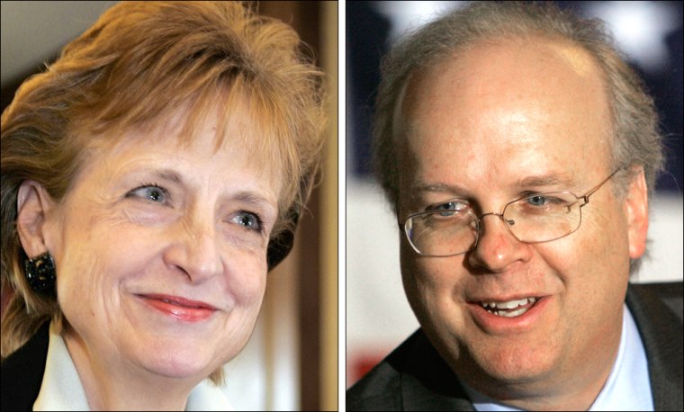 Image: Harriet Miers and Karl Rove