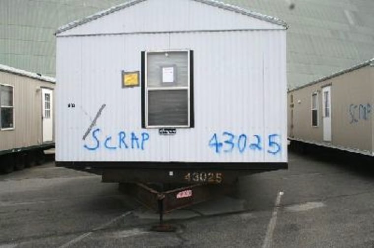 Image: FEMA mobile home