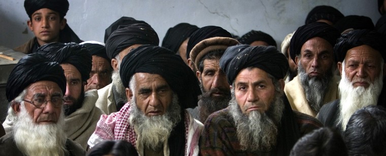 Image: Taliban supporters in Pakistan