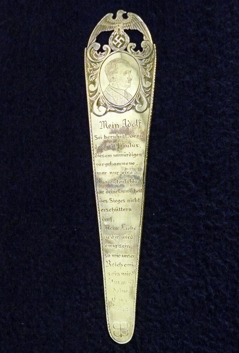 Image: Hitler's bookmark