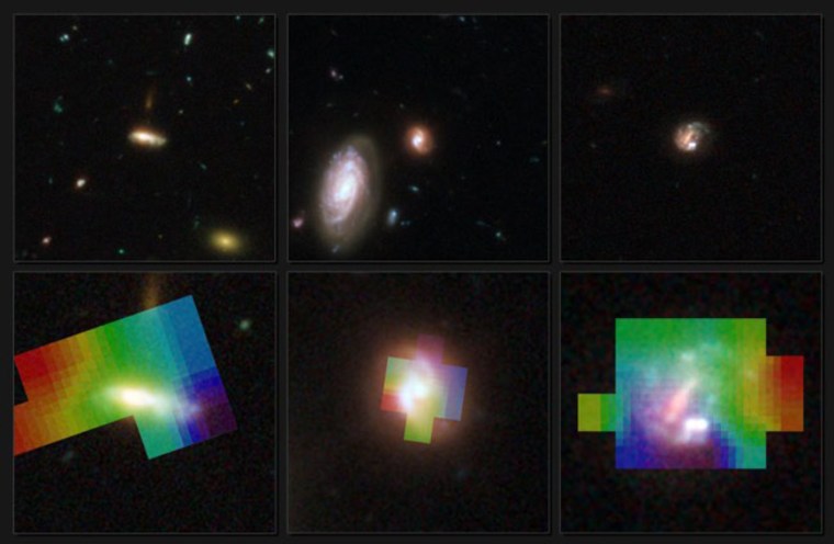 Image: Three galaxies