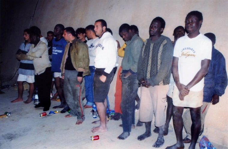 Image: migrant survivors